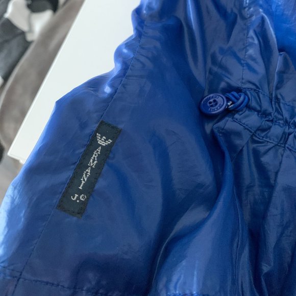 Bright Blue Lightweight Jacket Armani Jeans with retractable hoodie - Picture 12 of 12